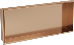 Mexen X-Wall-NR étagère encastrée sans rebord 75 x 30 cm, cuivre brossé - 19C1753010