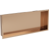 Mexen X-Wall-R étagère encastrée avec collerette 75 x 30 cm, cuivre brossé - 19C0753010