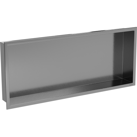 Mexen X-Wall-R étagère encastrée avec collerette 75 x 30 cm, gris pistolet brossé - 19E0753010