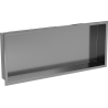 Mexen X-Wall-R étagère encastrée avec collerette 75 x 30 cm, gris pistolet brossé - 19E0753010