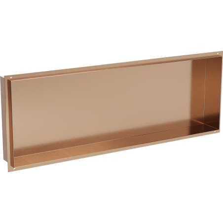 Mexen X-Wall-NR étagère encastrée sans rebord 90 x 30 cm, cuivre brossé - 19C1903010