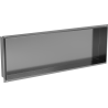 Mexen X-Wall-NR étagère encastrée sans rebord 90 x 30 cm, gris canon brossé - 19E1903010