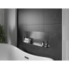 Mexen X-Wall-NR étagère encastrée sans rebord 90 x 30 cm, gris canon brossé - 19E1903010