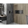 Mexen X-Wall-NR étagère encastrée sans rebord 90 x 30 cm, gris canon brossé - 19E1903010