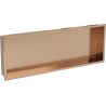 Mexen X-Wall-R étagère encastrée avec rebord 90 x 30 cm, cuivre brossé - 19C0903010
