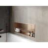 Mexen X-Wall-R étagère encastrée avec rebord 90 x 30 cm, cuivre brossé - 19C0903010