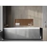 Mexen X-Wall-R étagère encastrée avec rebord 90 x 30 cm, cuivre brossé - 19C0903010