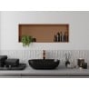 Mexen X-Wall-R étagère encastrée avec rebord 90 x 30 cm, cuivre brossé - 19C0903010