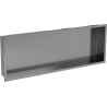 Mexen X-Wall-R étagère encastrée avec collerette 90 x 30 cm, gris canon brossé - 19E0903010