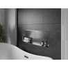 Mexen X-Wall-R étagère encastrée avec collerette 90 x 30 cm, gris canon brossé - 19E0903010