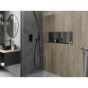 Mexen X-Wall-NR étagère encastrée sans rebord avec tablette 90 x 30 cm, gris canon brossé - 19E1903010S