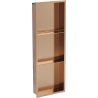 Mexen X-Wall-R étagère encastrée avec rebord et étagère 90 x 30 cm, cuivre brossé - 19C0903010S