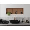 Mexen X-Wall-R étagère encastrée avec rebord et étagère 90 x 30 cm, cuivre brossé - 19C0903010S