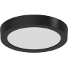Mexen LDSR plafond de plafond LED en saillie fi 22 cm, 18W, Neutre - 4000K, 1440 lm, noir - L212-022-1840-70