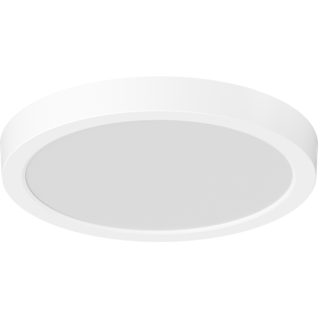 Mexen LDSR plafonnier plafond LED en saillie fi 30 cm, 24W, Neutre - 4000K, 2640 lm, blanc - L212-030-2440-20