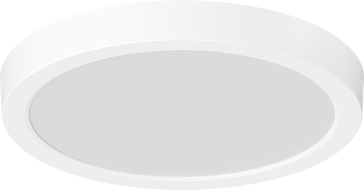 Mexen LDSR plafonnier plafond LED en saillie fi 30 cm, 24W, Neutre - 4000K, 2640 lm, blanc - L212-030-2440-20