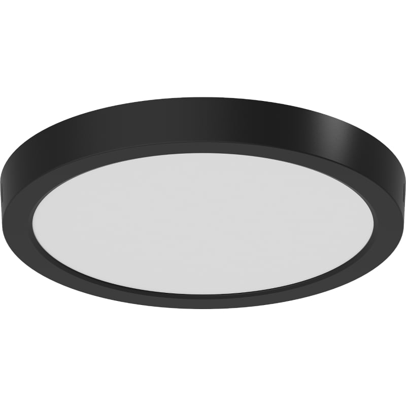 Mexen LDSR plafonnier LED en surface diamètre 30 cm, 24W, Froid - 6500K, 1920 lm, noir - L212-030-2465-70