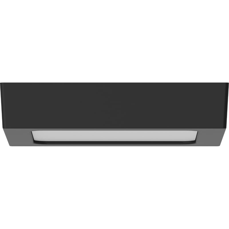 Mexen LDSS plafonnier LED de surface 17 x 17 cm, 12W, Neutre - 4000K, 960 lm, noir - L213-017-1240-70