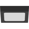 Mexen LDSS plafonnier LED de surface 17 x 17 cm, 12W, Neutre - 4000K, 960 lm, noir - L213-017-1240-70