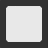 Mexen LDSS plafonnier LED de plafond en surface 17 x 17 cm, 12W, Froid - 6500K, 960 lm, noir - L213-017-1265-70