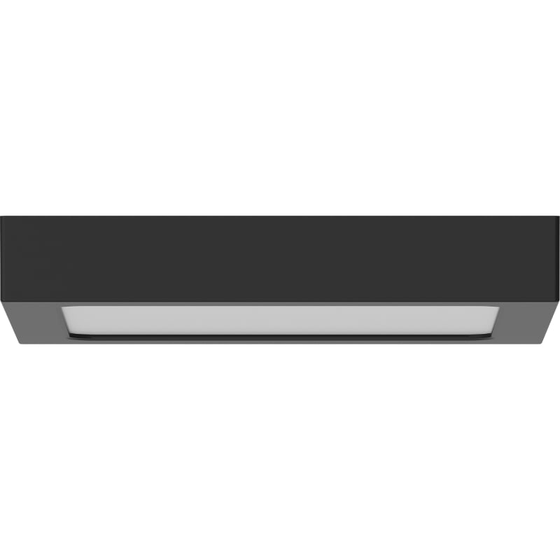 Mexen LDSS plafonnier de plafond LED en saillie 22 x 22 cm, 18W, Neutre - 4000K, 1440 lm, noir - L213-022-1840-70