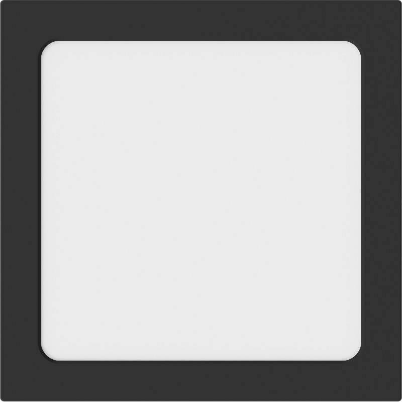 Mexen LDSS plafonnier de plafond LED en saillie 22 x 22 cm, 18W, Neutre - 4000K, 1440 lm, noir - L213-022-1840-70