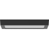 Mexen LDSS plafonnier LED monté en surface 30 x 30 cm, 24W, Neutre - 4000K, 1920 lm, noir - L213-030-2440-70