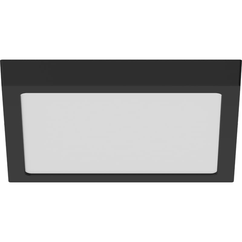 Mexen LDSS plafonnier LED de plafond 30 x 30 cm, 24W, Blanc froid - 6500K, 1920 lm, noir - L213-030-2465-70