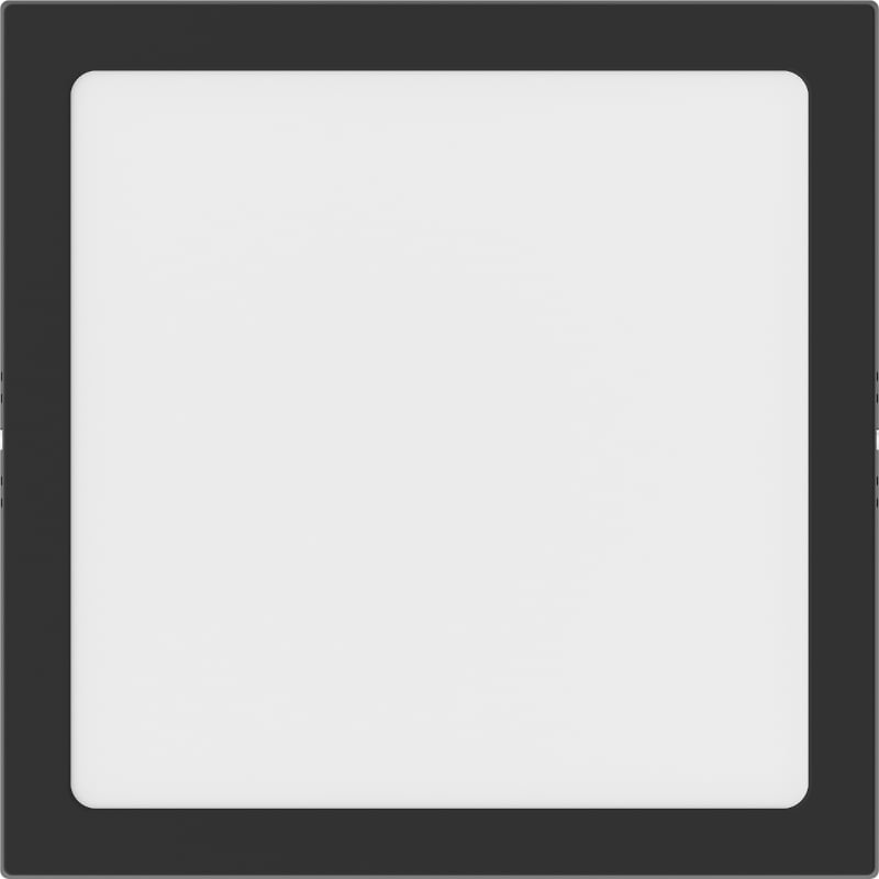 Mexen LDSS plafonnier LED de plafond 30 x 30 cm, 24W, Blanc froid - 6500K, 1920 lm, noir - L213-030-2465-70