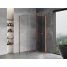 Mexen Mist-F cabine de douche pliable droite 85 x 75 cm, transparent, cuivre brossé - 8A6T-085-075-65-00-P