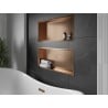 Mexen X-Wall-R étagère encastrée avec collerette 75 x 30 cm, cuivre brossé - 19C0753010