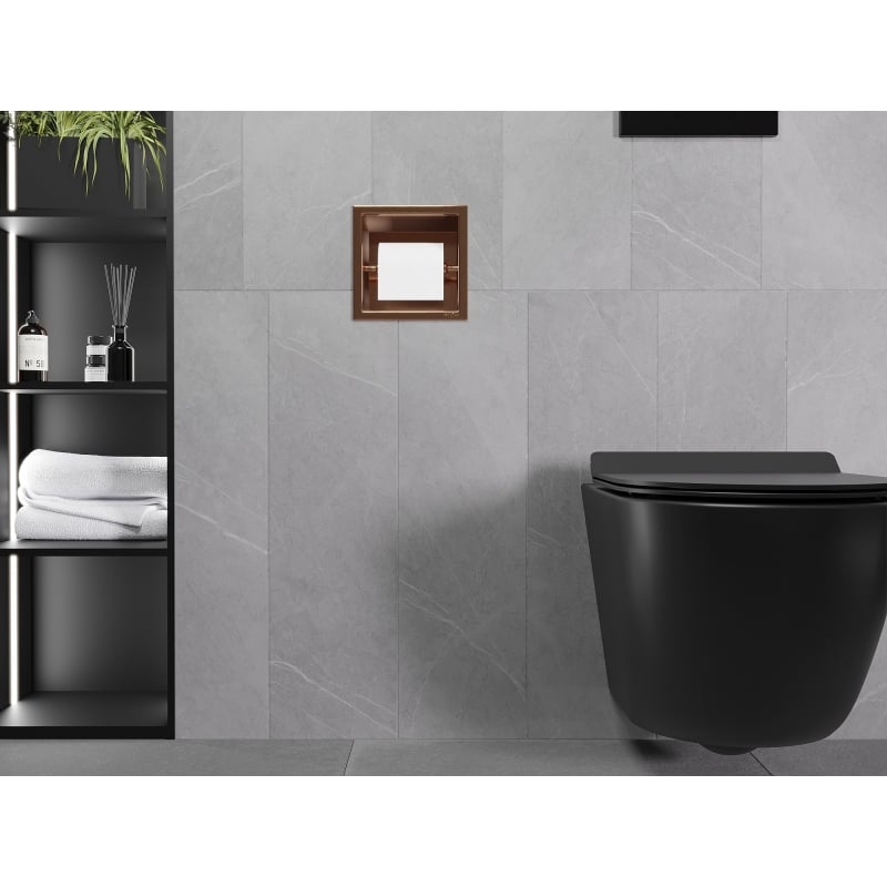 Mexen X-Wall-P support pour papier toilette, cuivre brossé - 19C3