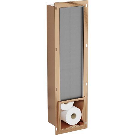 Mexen X-Wall-B magasin de papier toilette, cuivre brossé - 19C5