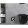 Mexen X-Wall-B porte-papier toilette, gris métallisé brossé - 19E5