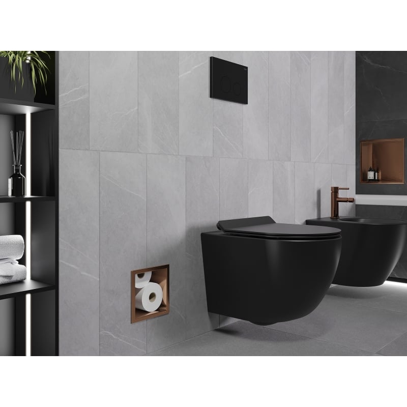 Mexen X-Wall-B magasin de papier toilette, cuivre brossé - 19C5