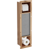 Mexen X-Wall-BP support de papier toilette avec chargeur, cuivre brossé - 19C4