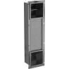 Mexen X-Wall-BP porte-papier toilette avec chargeur, gris fusil brossé - 19E4
