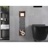 Mexen X-Wall-BP support de papier toilette avec chargeur, cuivre brossé - 19C4