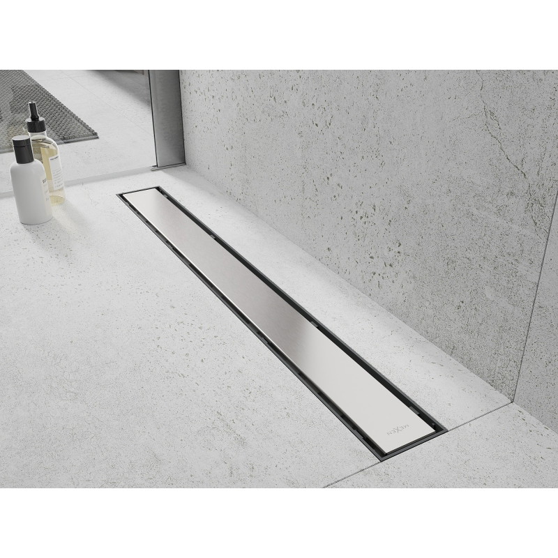 Mexen Flat Abs Flat ABS drain linéaire 2-en-1 80 cm, inox - 1069080