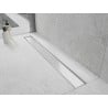 Mexen Flat MGW cache pour drain linéaire 100 cm, verre blanc - 1027100