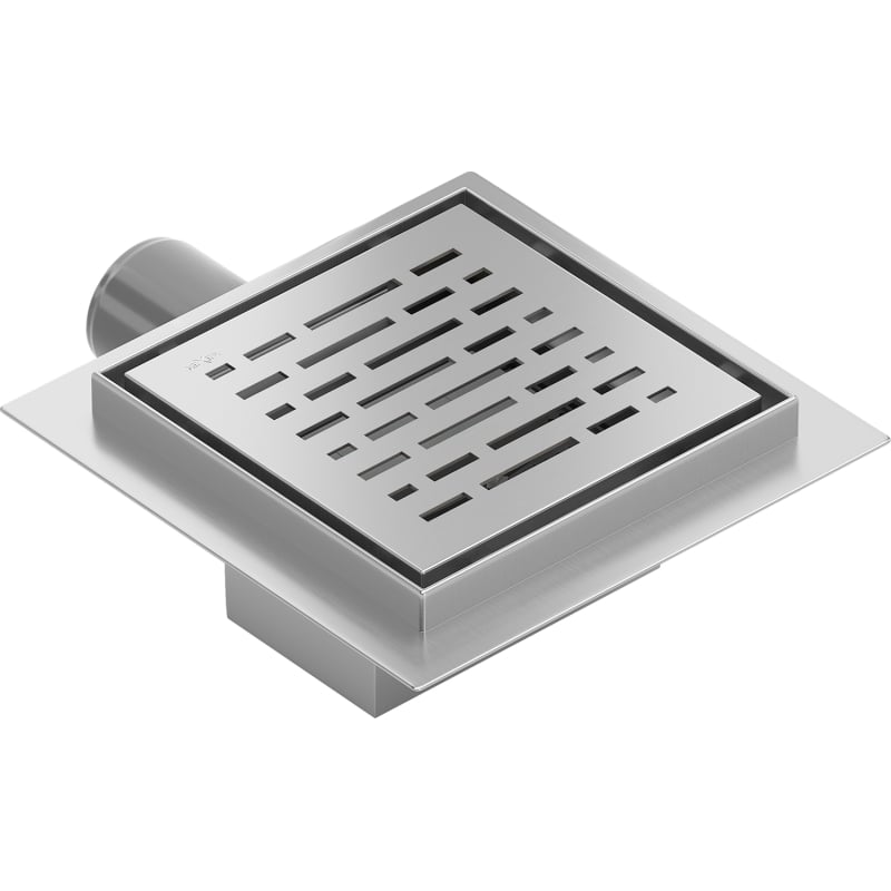Mexen Flat-Q M01 siphon de sol carré 15 x 15 cm, inox - 1010315