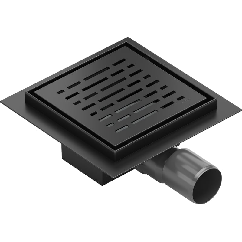Mexen Flat-Q M01 grille de sol carrée 12 x 12 cm, noir - 1710312
