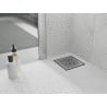 Mexen Flat-Q M01 siphon de sol carré 15 x 15 cm, inox - 1010315