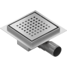 Mexen Flat-Q M08 écoulement de sol carré 15 x 15 cm, inox - 1010515