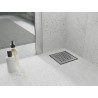 Mexen Flat-Q M08 écoulement de sol carré 15 x 15 cm, inox - 1010515