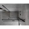 Mexen Mist-F cabine de douche pliable droite 85 x 70 cm, transparent, noire - 8A6T-085-070-70-00-P