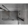 Mexen Mist-F cabine de douche pliante droite 85 x 95 cm, transparent, noir - 8A6T-085-095-70-00-P