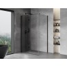 Mexen Mist-F cabine de douche pliante gauche 100 x 95 cm, transparent, noire - 8A6T-100-095-70-00-L