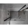 Mexen Mist-F Duo cabine de douche pliable à gauche 100 x 80 cm, transparent, noir - 8A6-100L-080P-70-00
