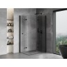 Mexen Mist-F Duo cabine de douche pliante droite 70 x 90 cm, transparent, noir -  8A6-070L-090P-70-00
